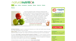Desktop Screenshot of naturalnutrition.co.za