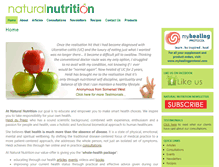 Tablet Screenshot of naturalnutrition.co.za